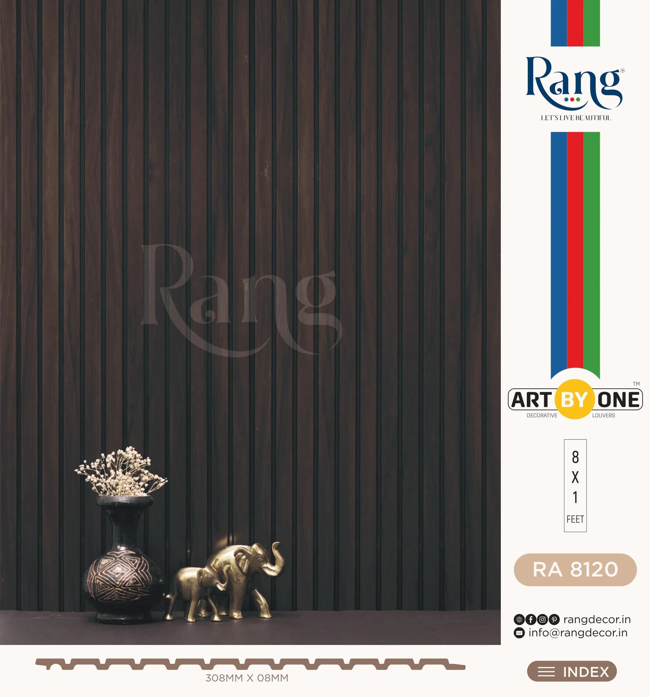 RA 8120 Charcoal Wall Panelling | Stylish & Durable Panels