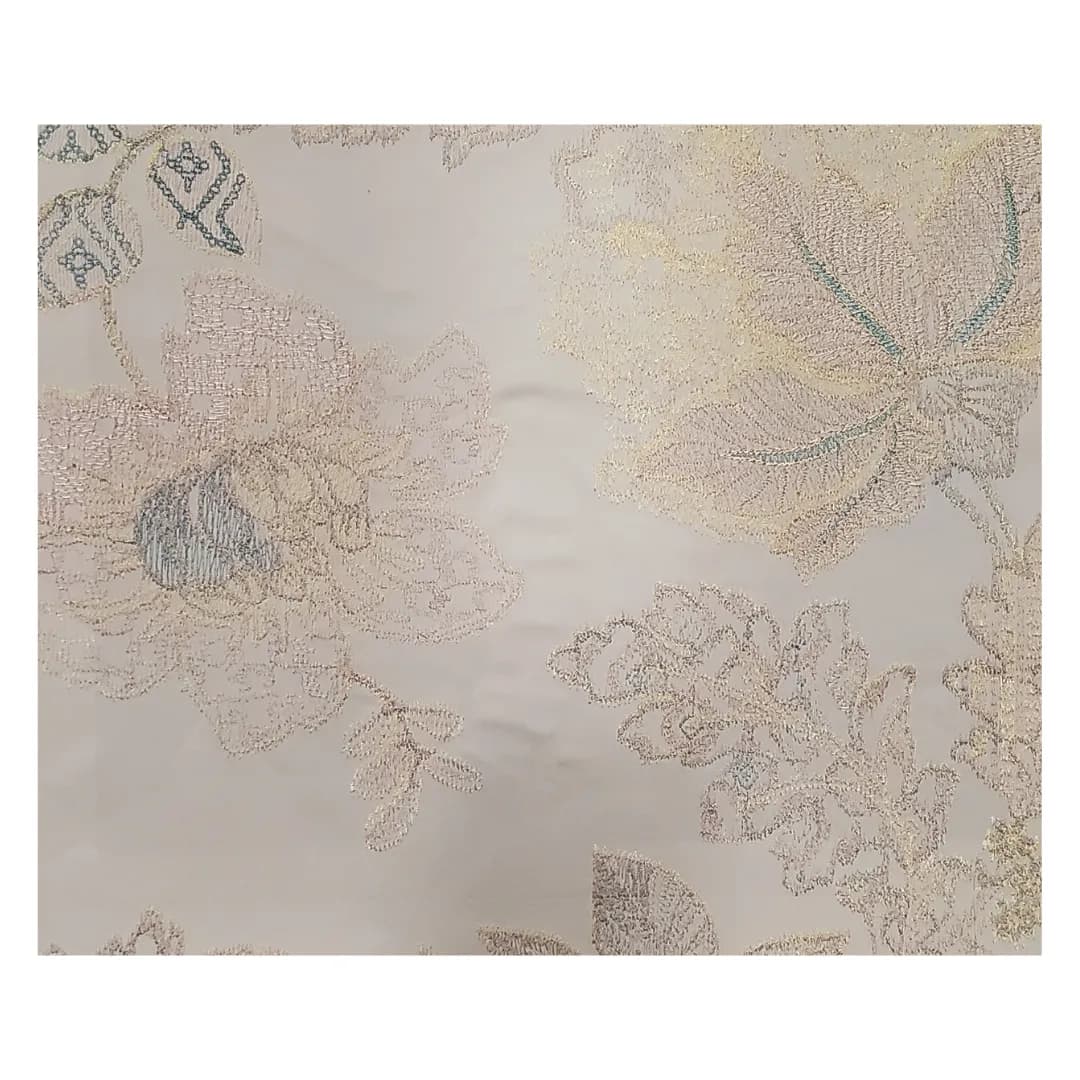 D'decor Embroidered Curtains Sno.12 - Frost Mirage Design