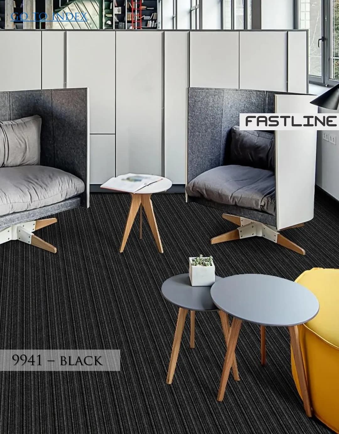 HEGO Graphix Carpet Roll Fastling-9941 - Black