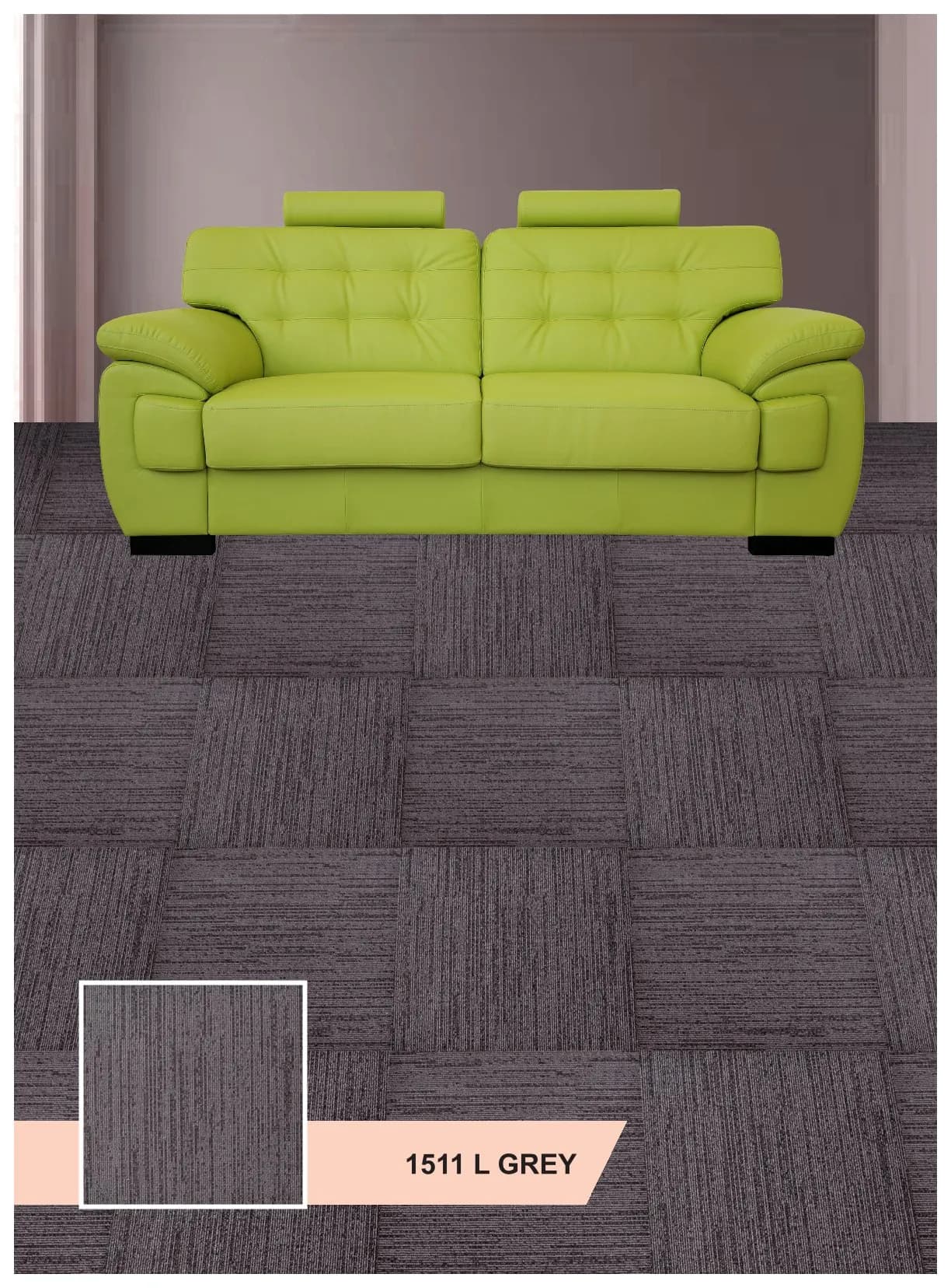 Dynamic Carpet Tile 1511-Grey – Durable & Stylish