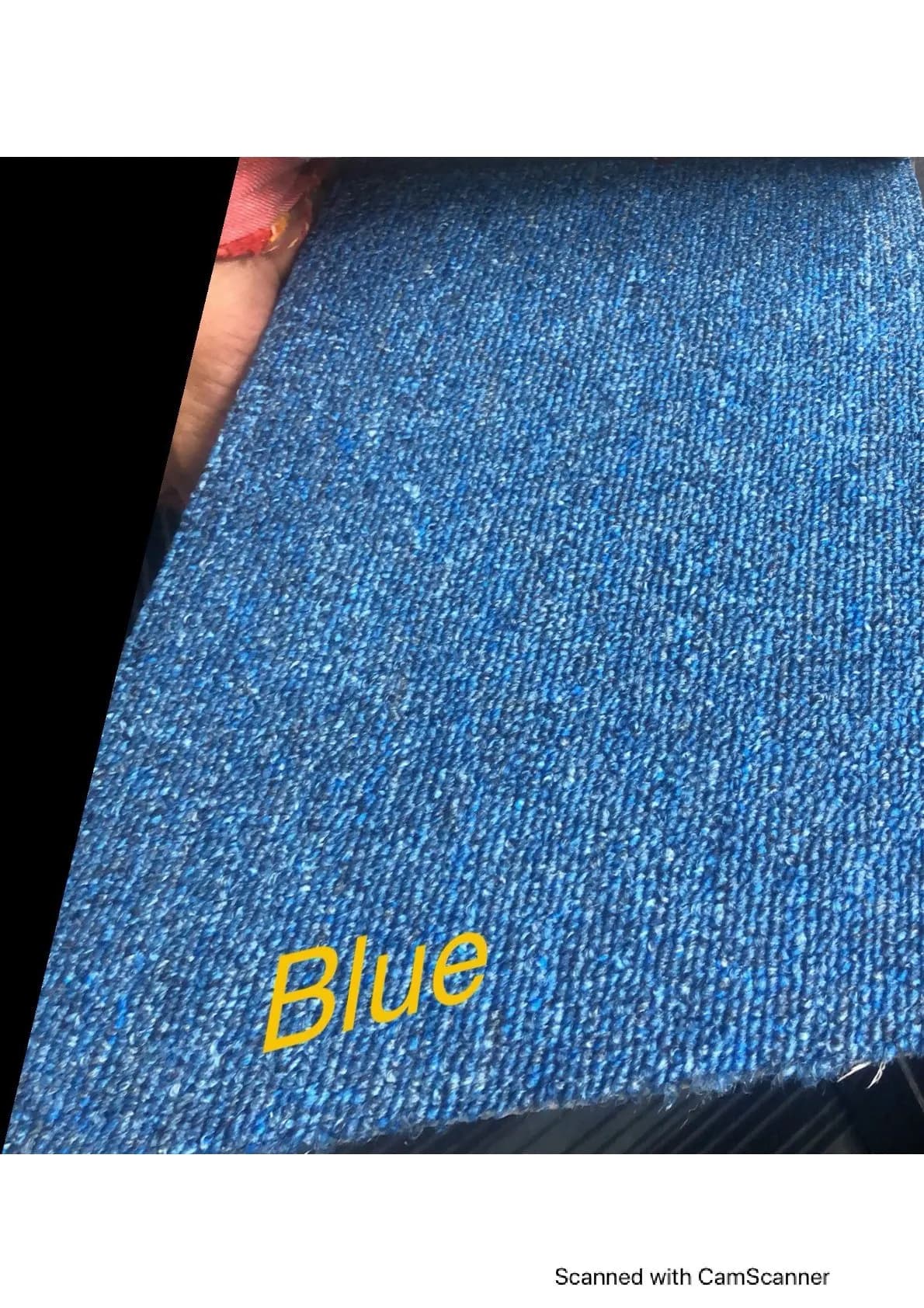 Rainbow Carpet Tile - Blue