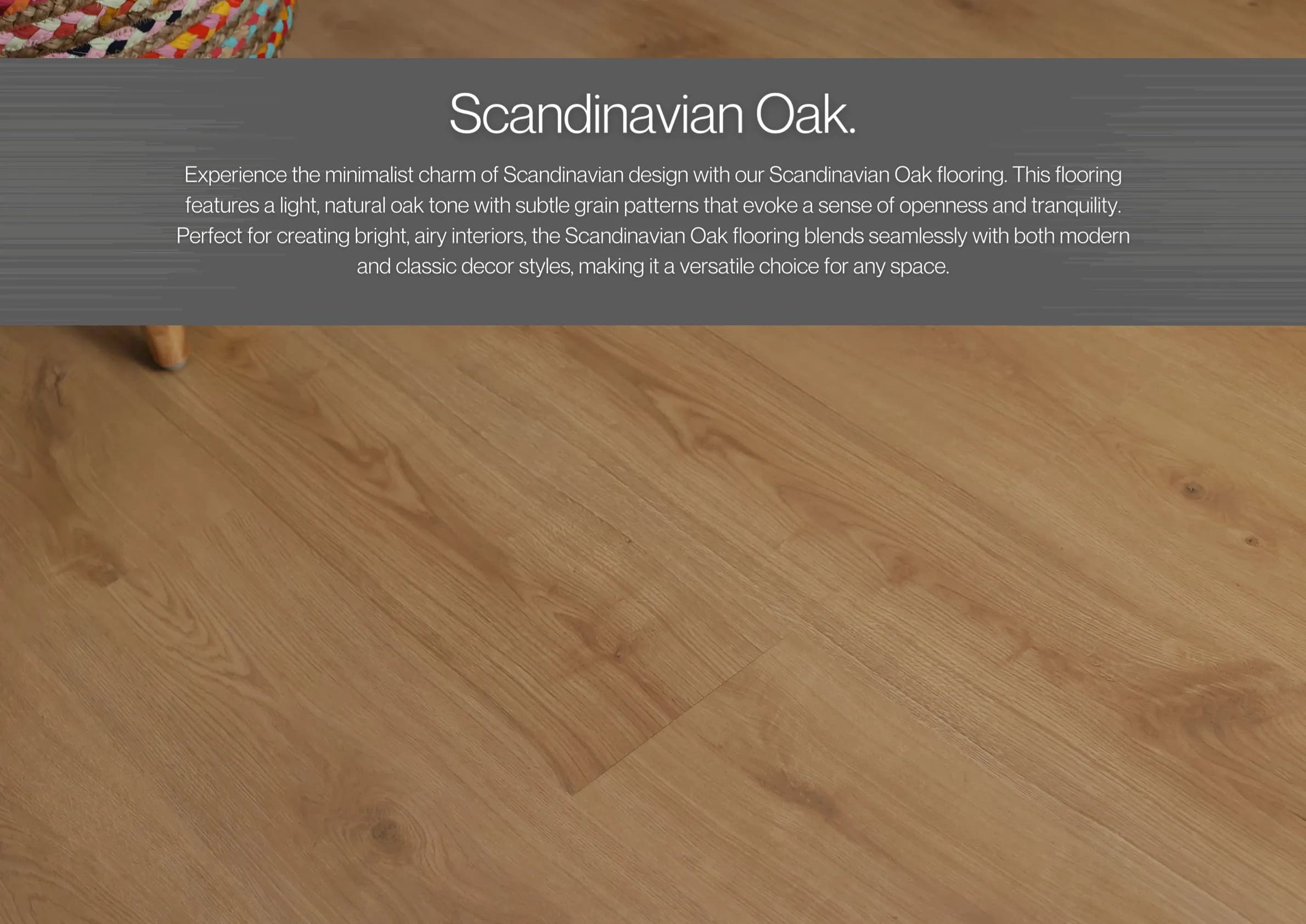 Scandinavian Oak Laminate Flooring – Krraft County