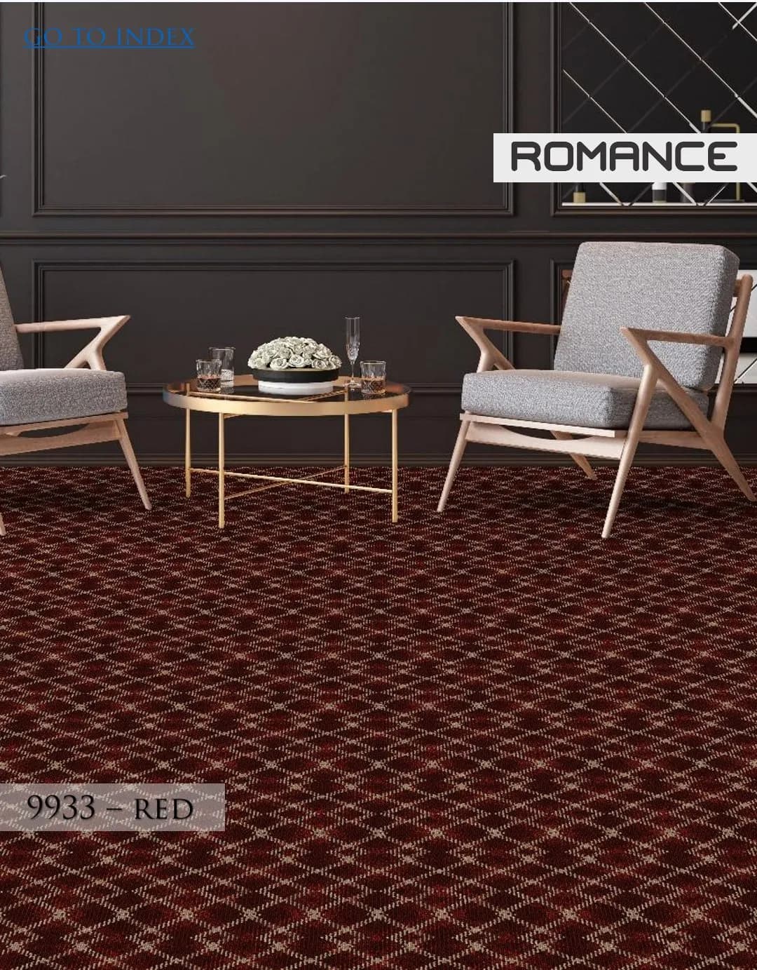 Hego Graphix Carpet Roll Highway 9933 Red - Durable & Stylish