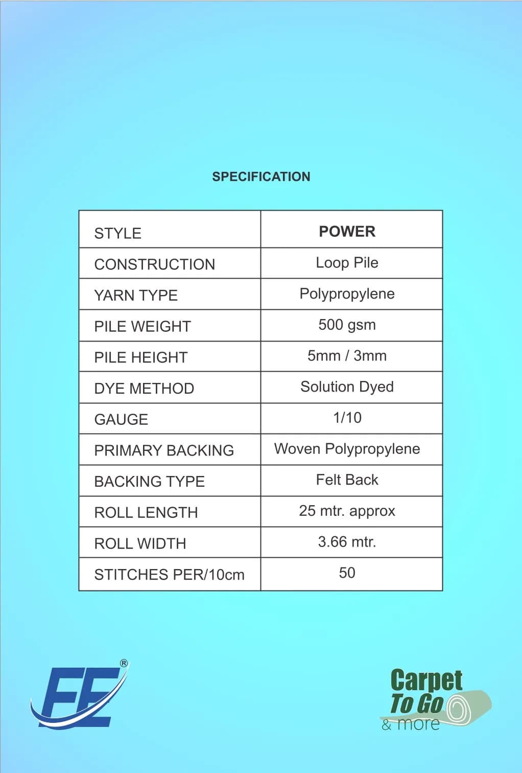 Power Carpet Tile – Durable & Easy-to-Install Flooring