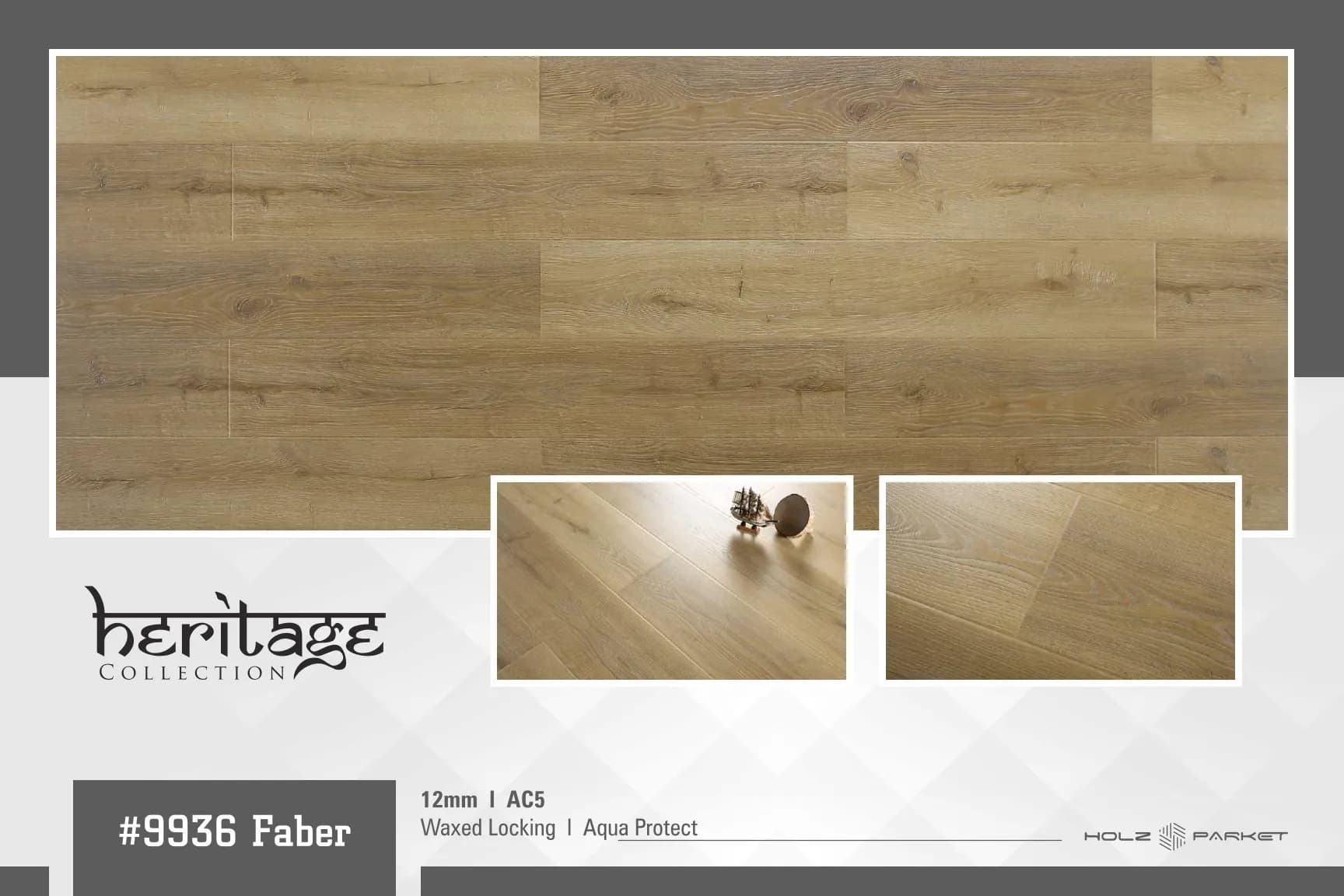 FABER Heritage Lamiwood Laminate Wood Flooring 12MM