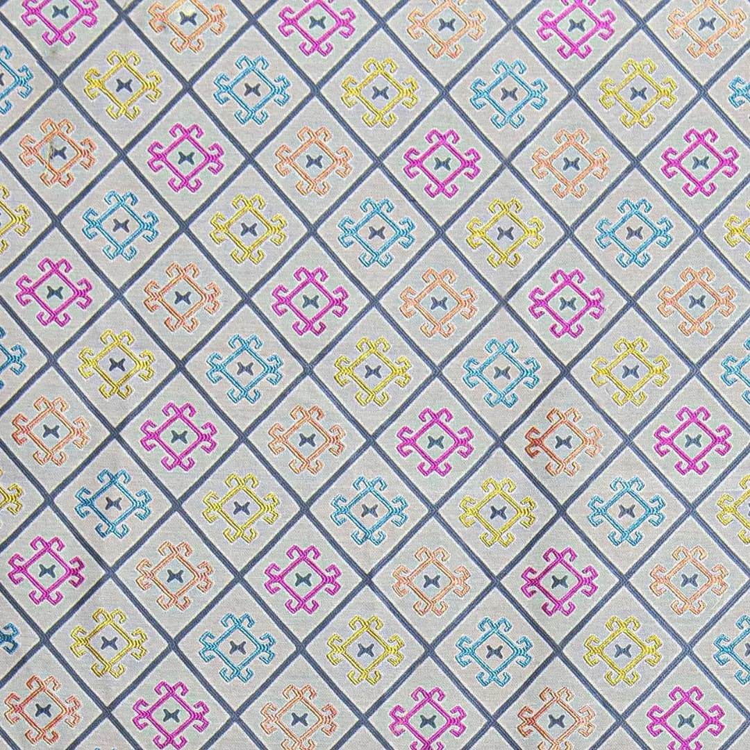 Etienne Riviera Yellow Flame Curtain Fabric – Elegant Design