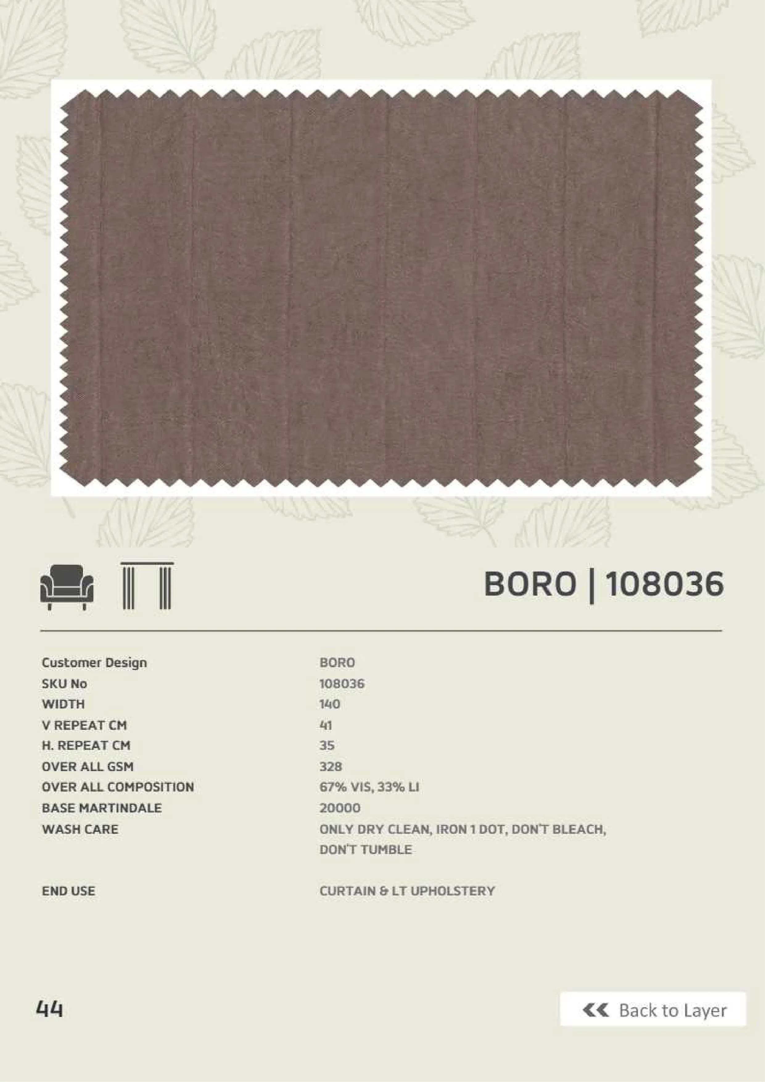 Butikku Winners Boro 108036 Linen Fabric – Premium Quality
