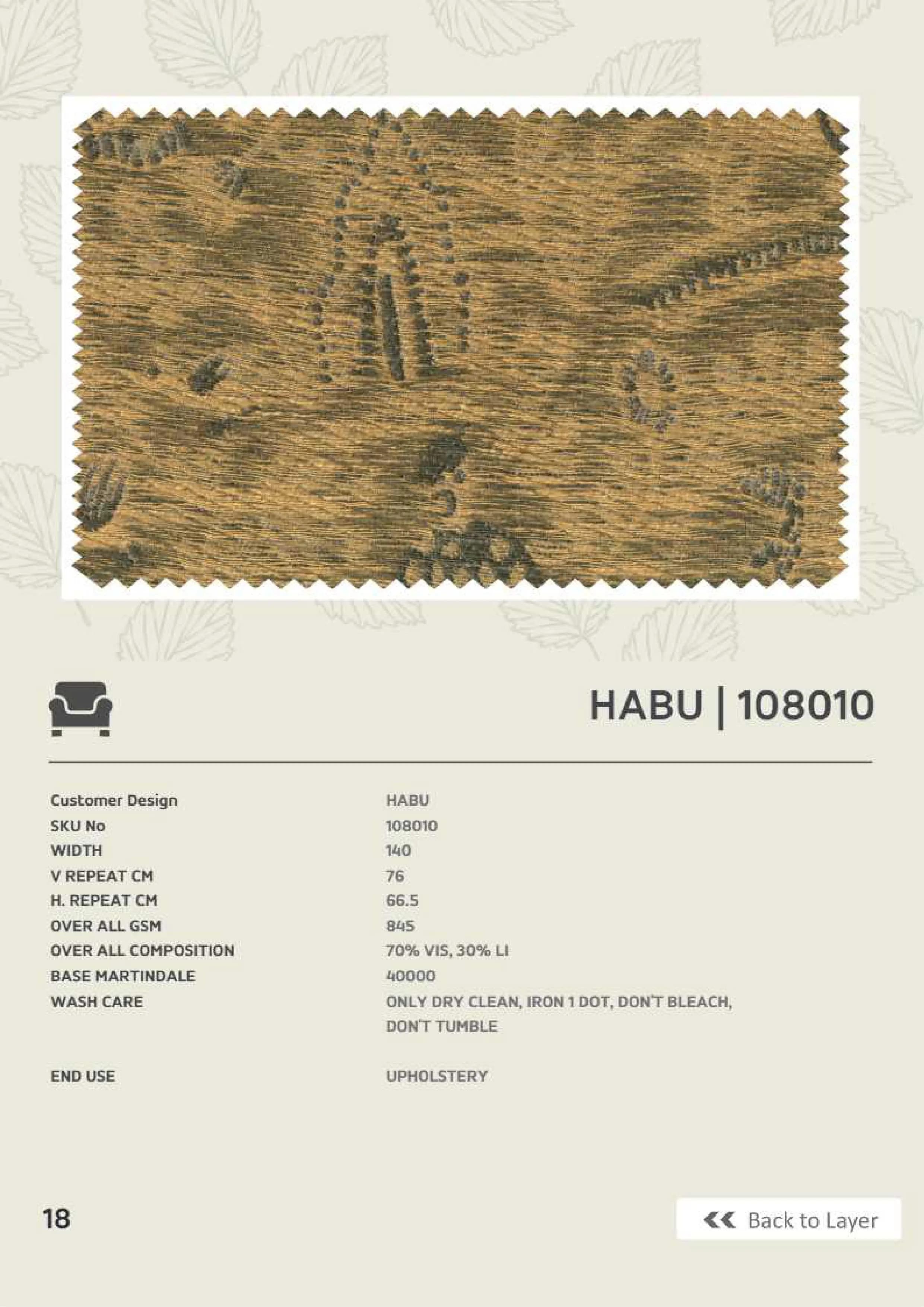 Butikku Winners Habu 108010 Premium Linen Fabric