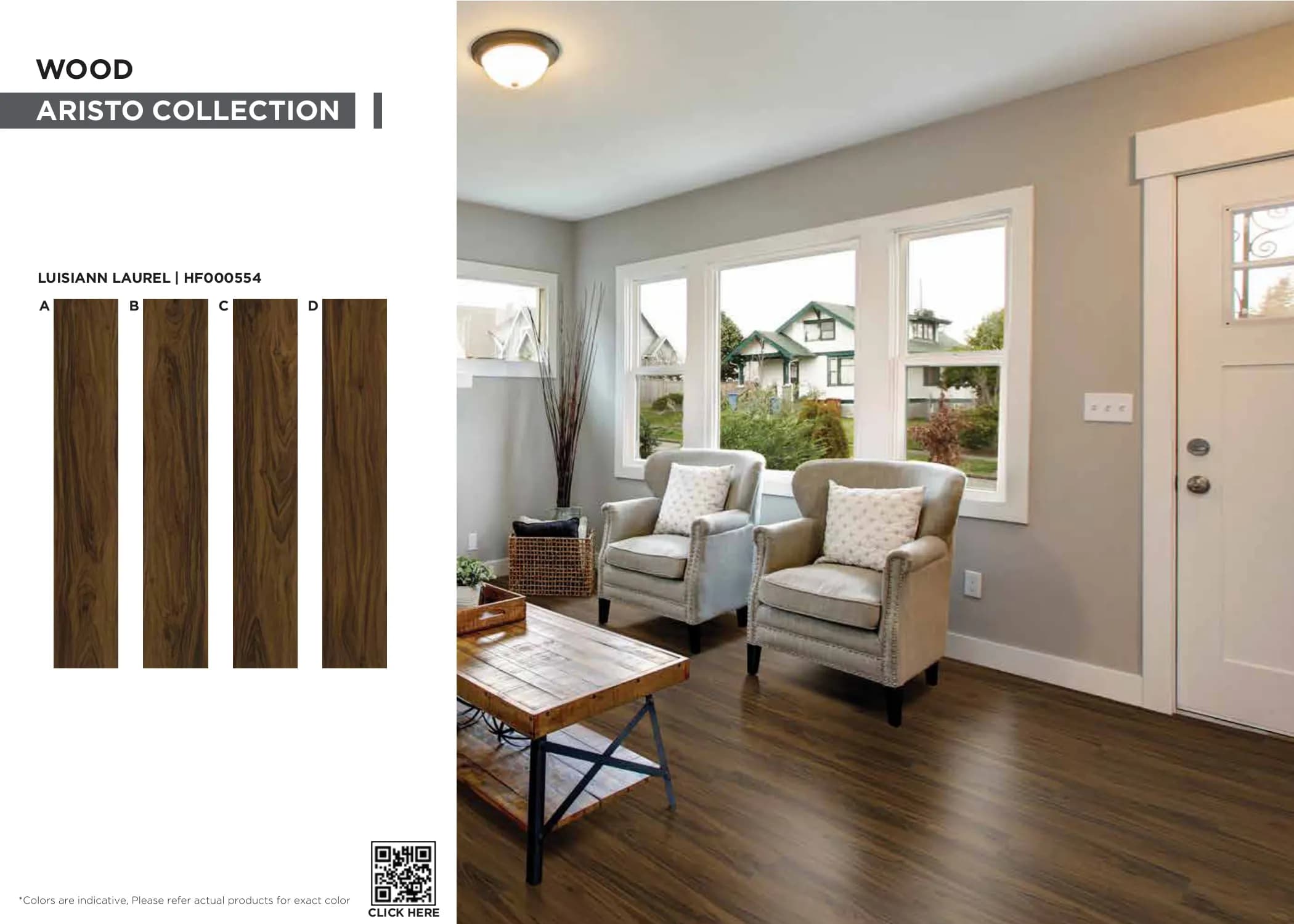 Welspun Aristo LUISIANN LAUREL | HF000554 PVC Flooring