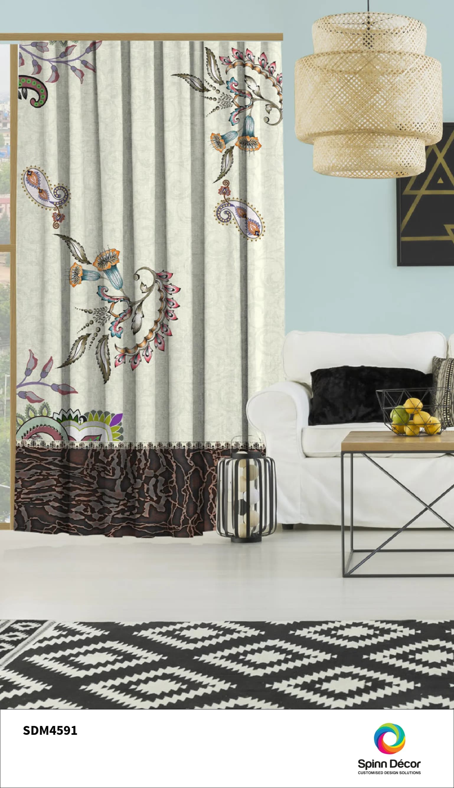 Customized Curtains - Spin Decor | SDM4591