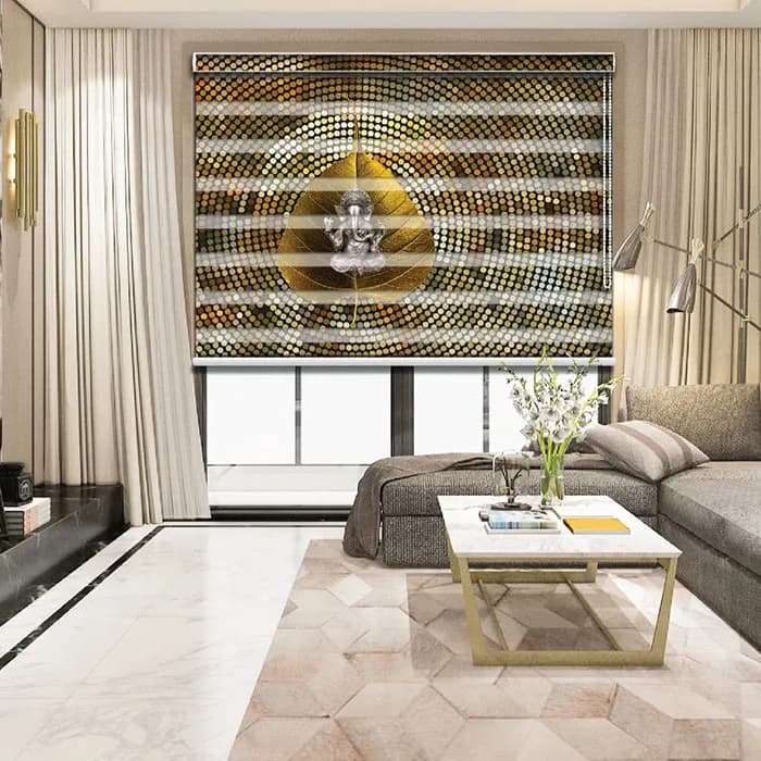 Spinn Decor Vol-1 SDM1527 | Customized Zebra Window Blind