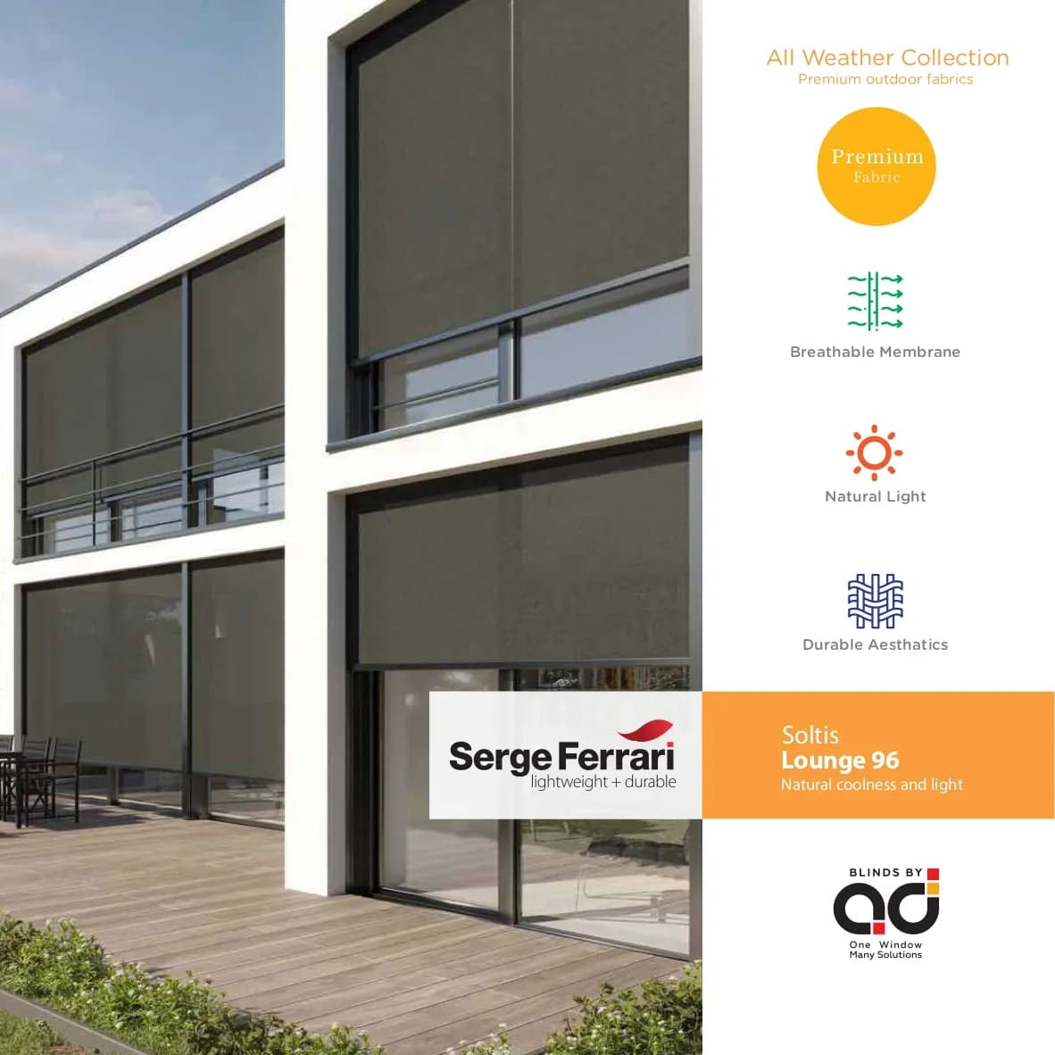 Exteriors Roller Serge Ferrari Blind