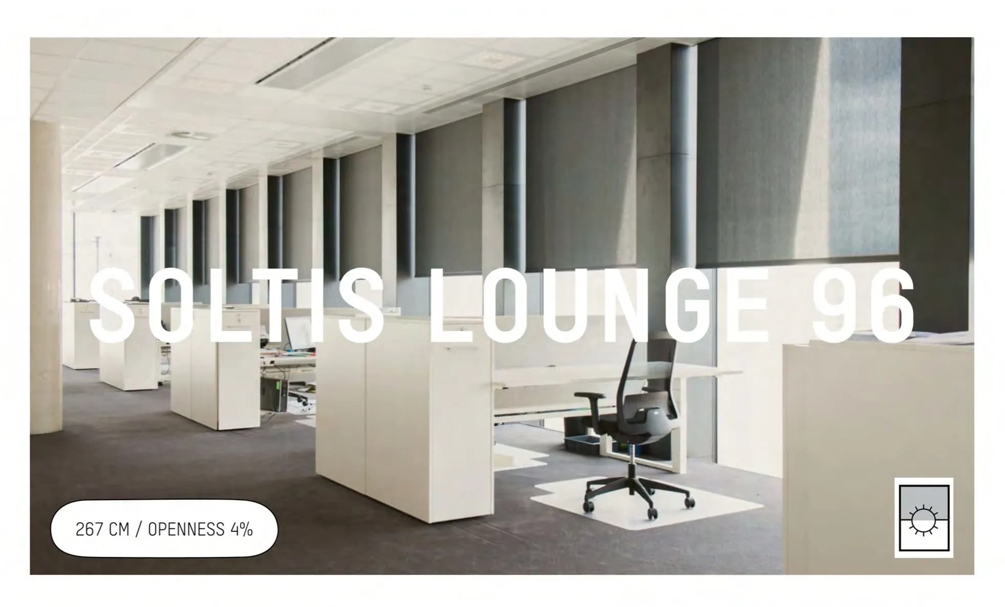 Mac Roller Soltis Lounge 96 Blind