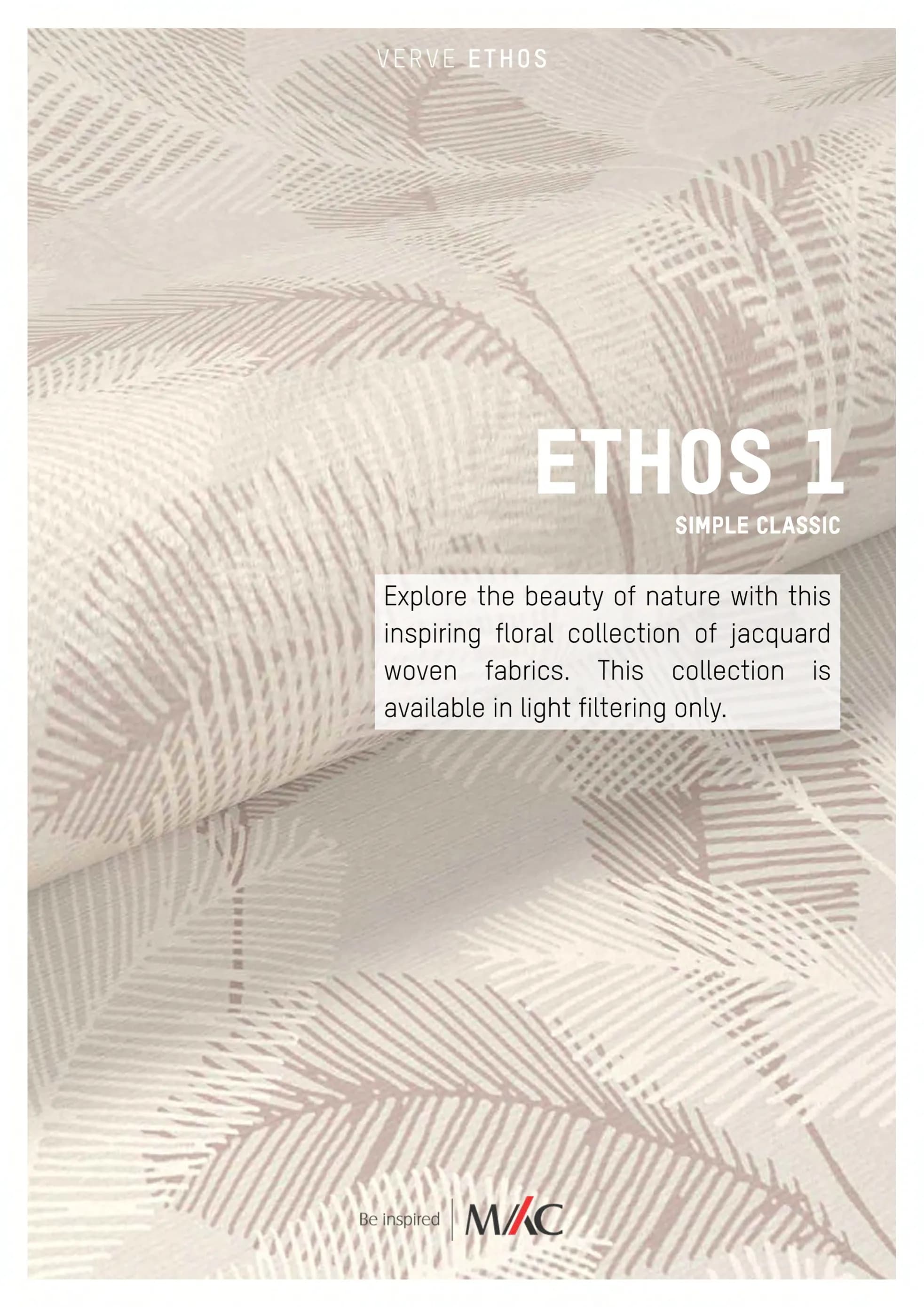 Mac Roller Blind Verve Ethos - 1 Collection