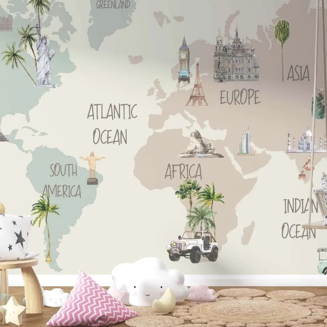 Green World | Kids Wallpaper Collection