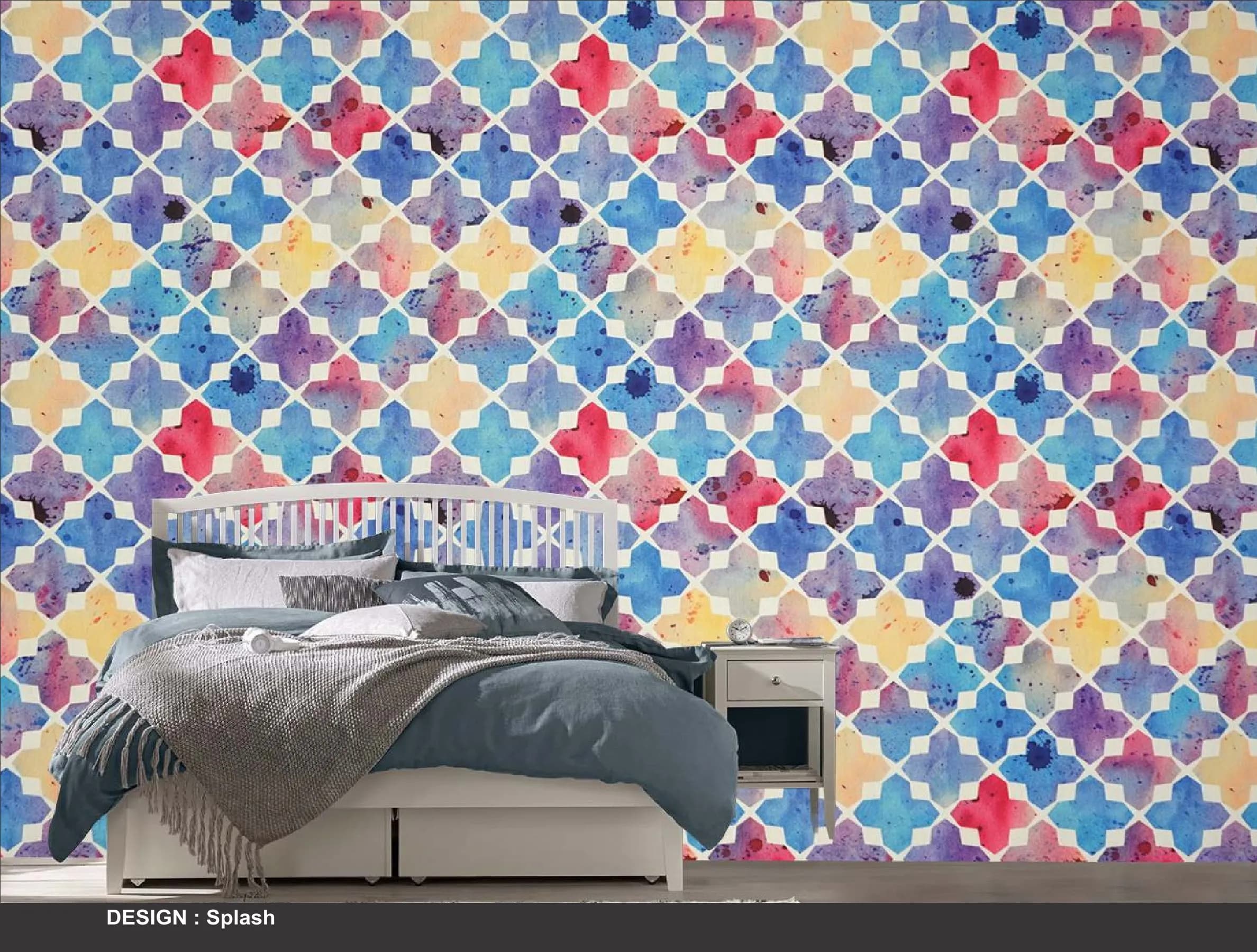 Kazage Splash Printed Blinds & Wallpapers Design