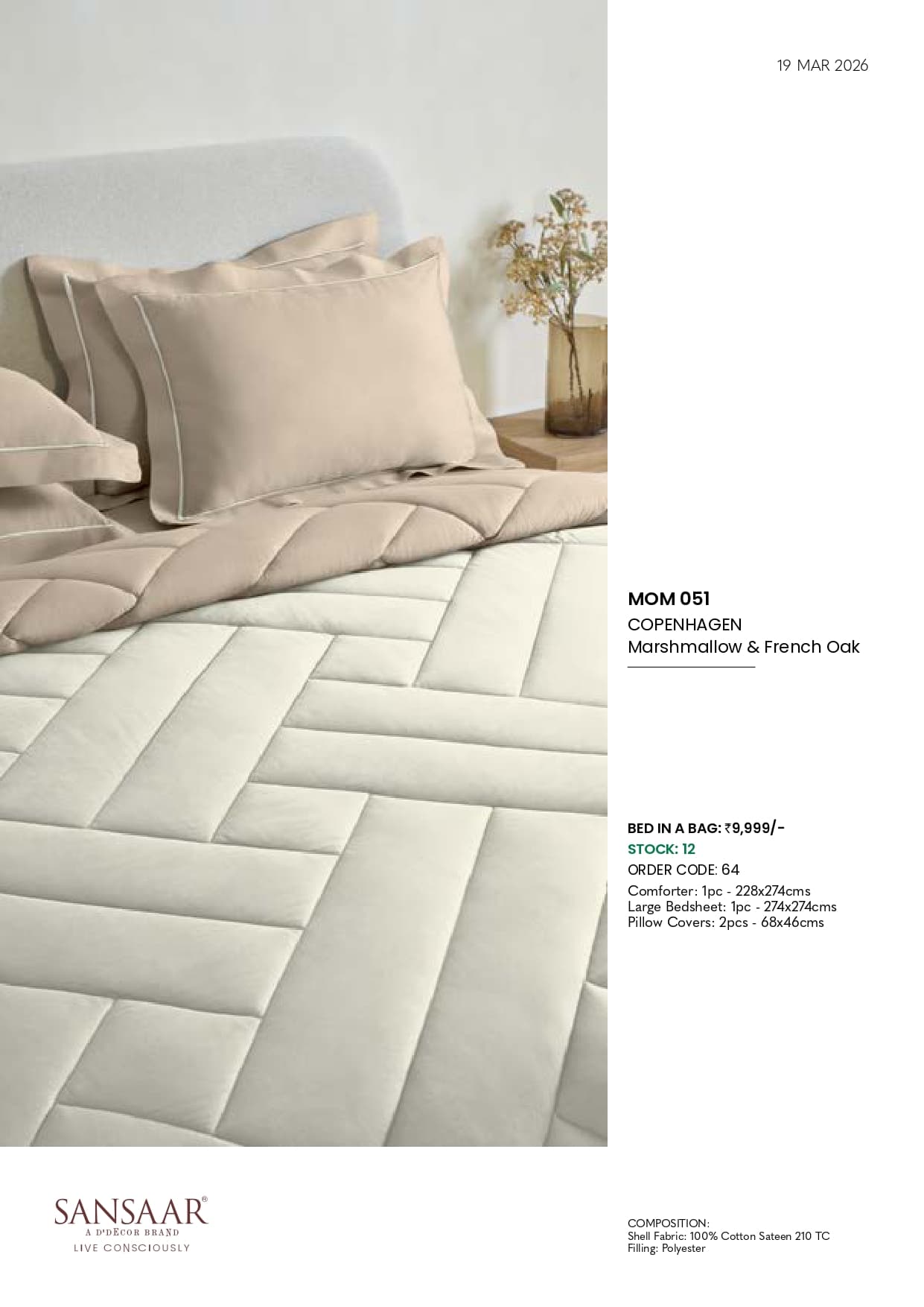 MOM 051 COPENHAGEN Marshmallow & French Oak