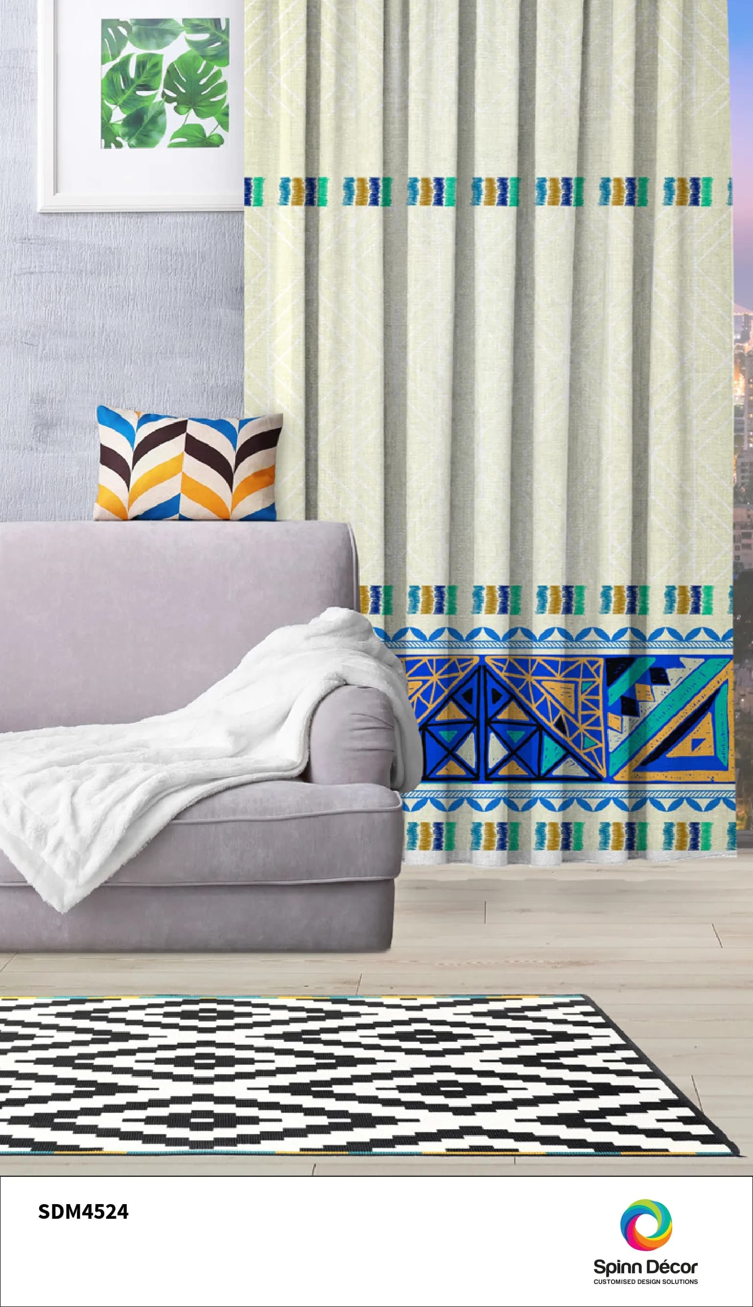 Customized Curtains - Spin Decor | 4524