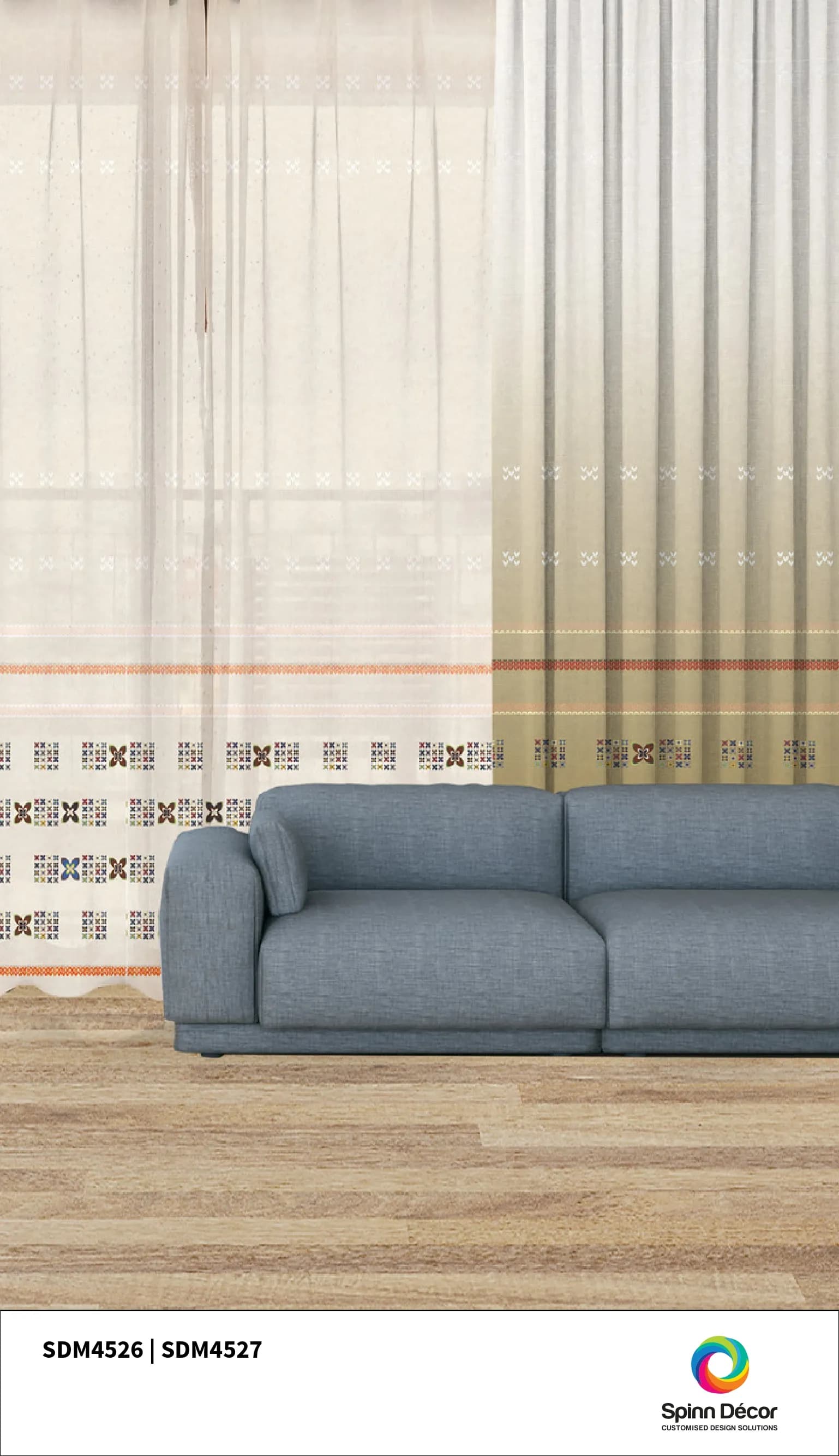 Customized Curtains - Spin Decor | 4526