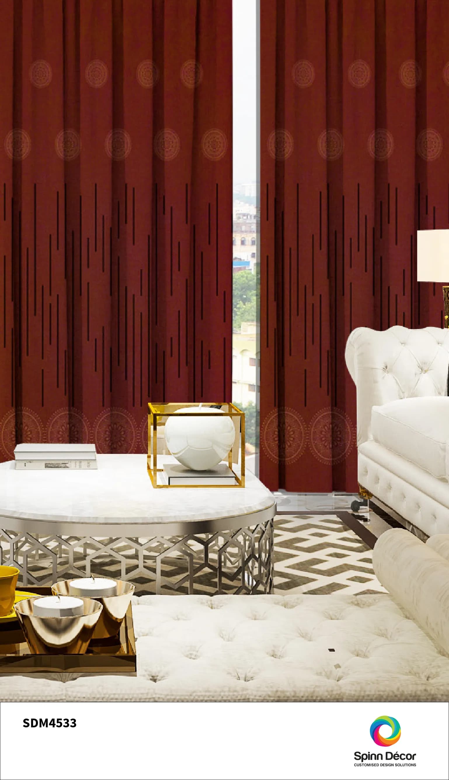 Customized Curtains - Spin Decor | 4533