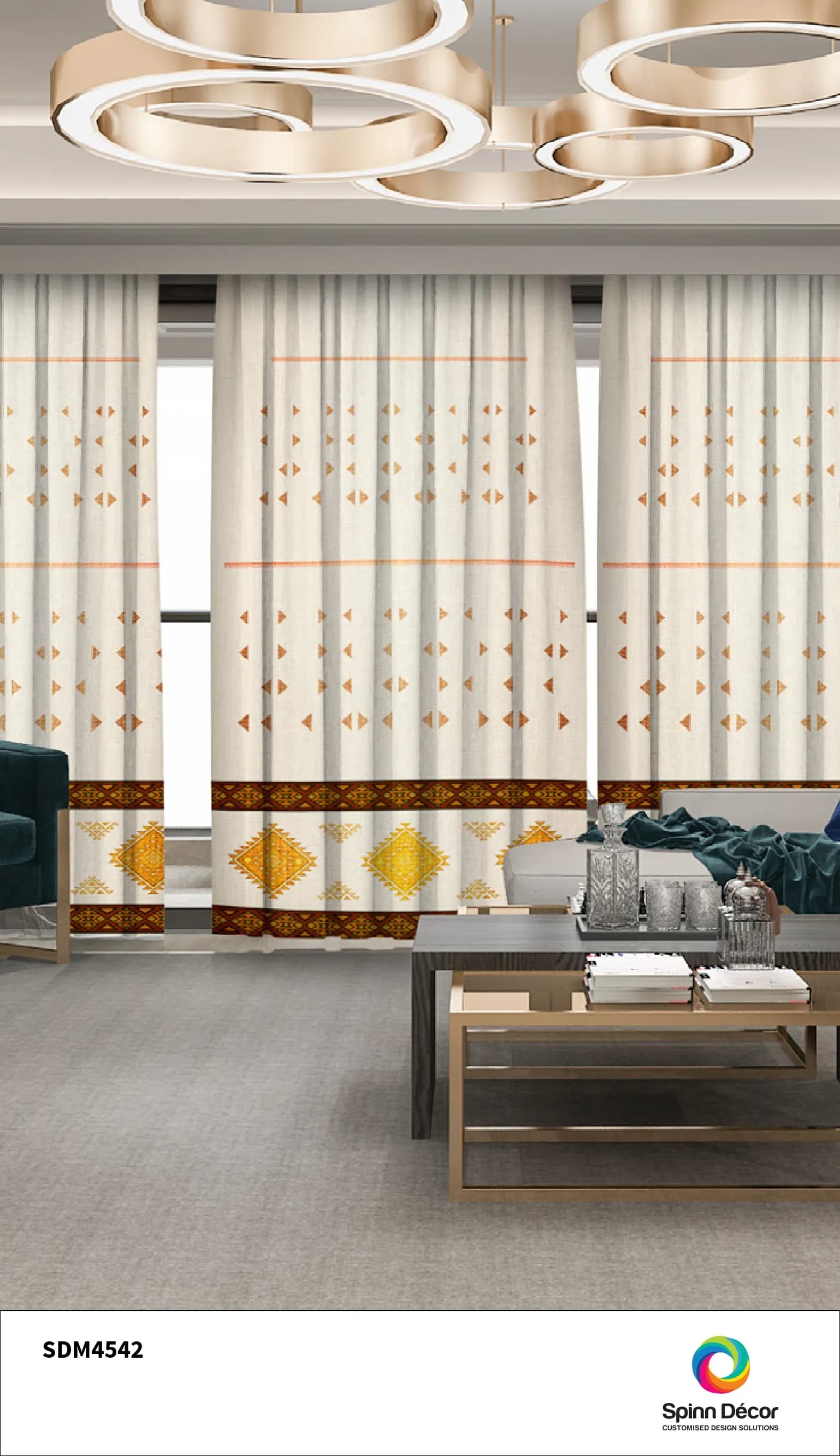 Customized Curtains - Spin Decor | SDM 4542