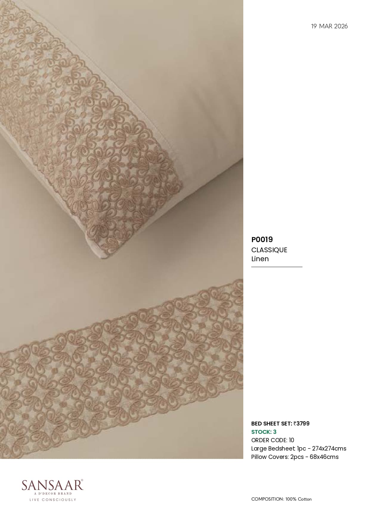 P0019 CLASSIQUE Linen