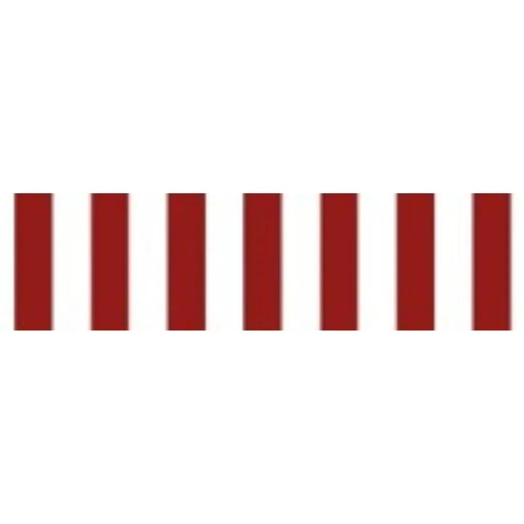 517 Red White PVC Awning - Stylish Outdoor Shade Solution
