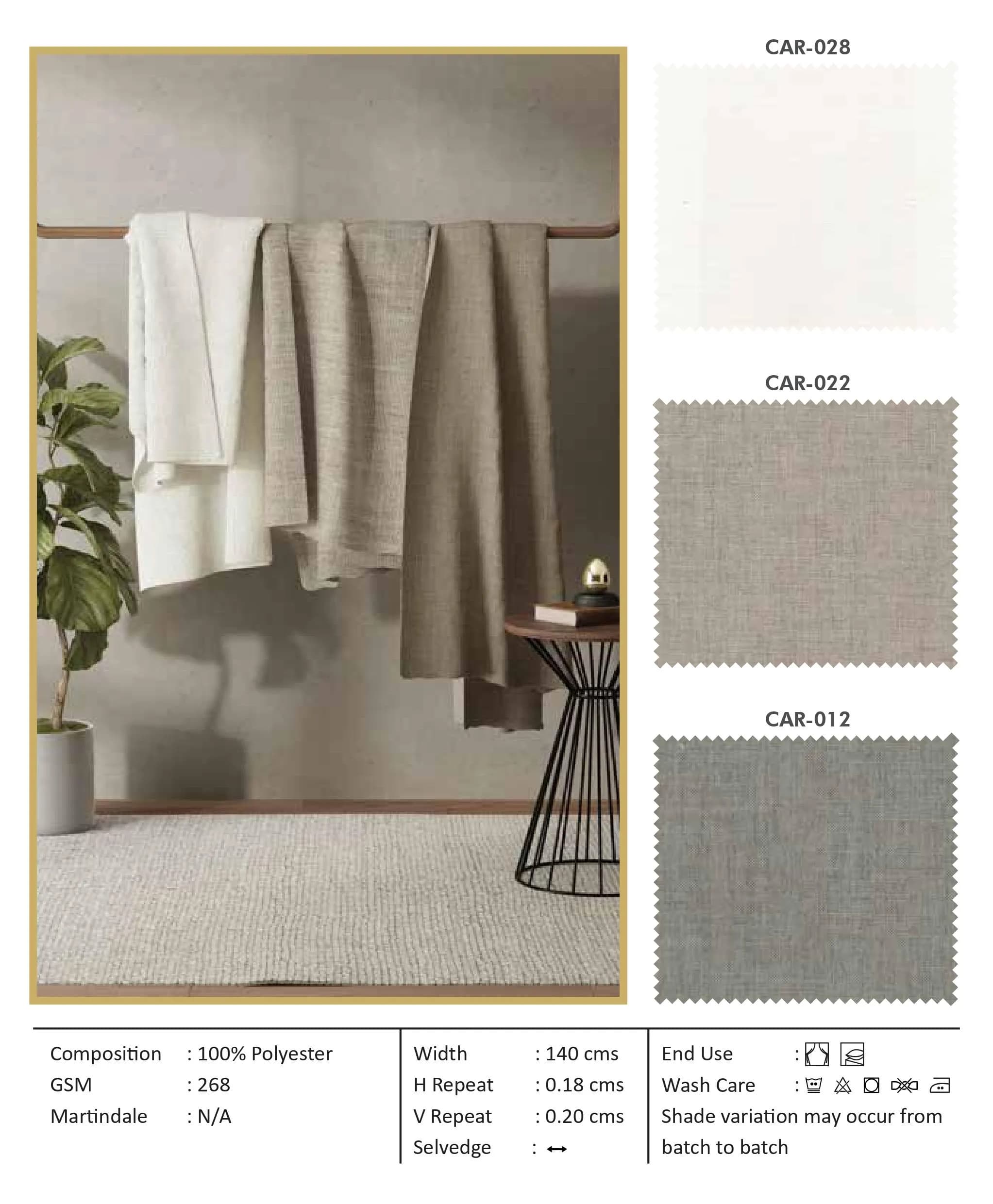 Car 028 Plain Fabric - Premium Comfort