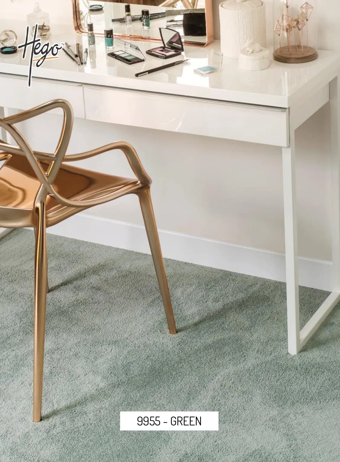 9955 - GREEN Hego Shine Carpet Roll - Durable and Stylish Flooring