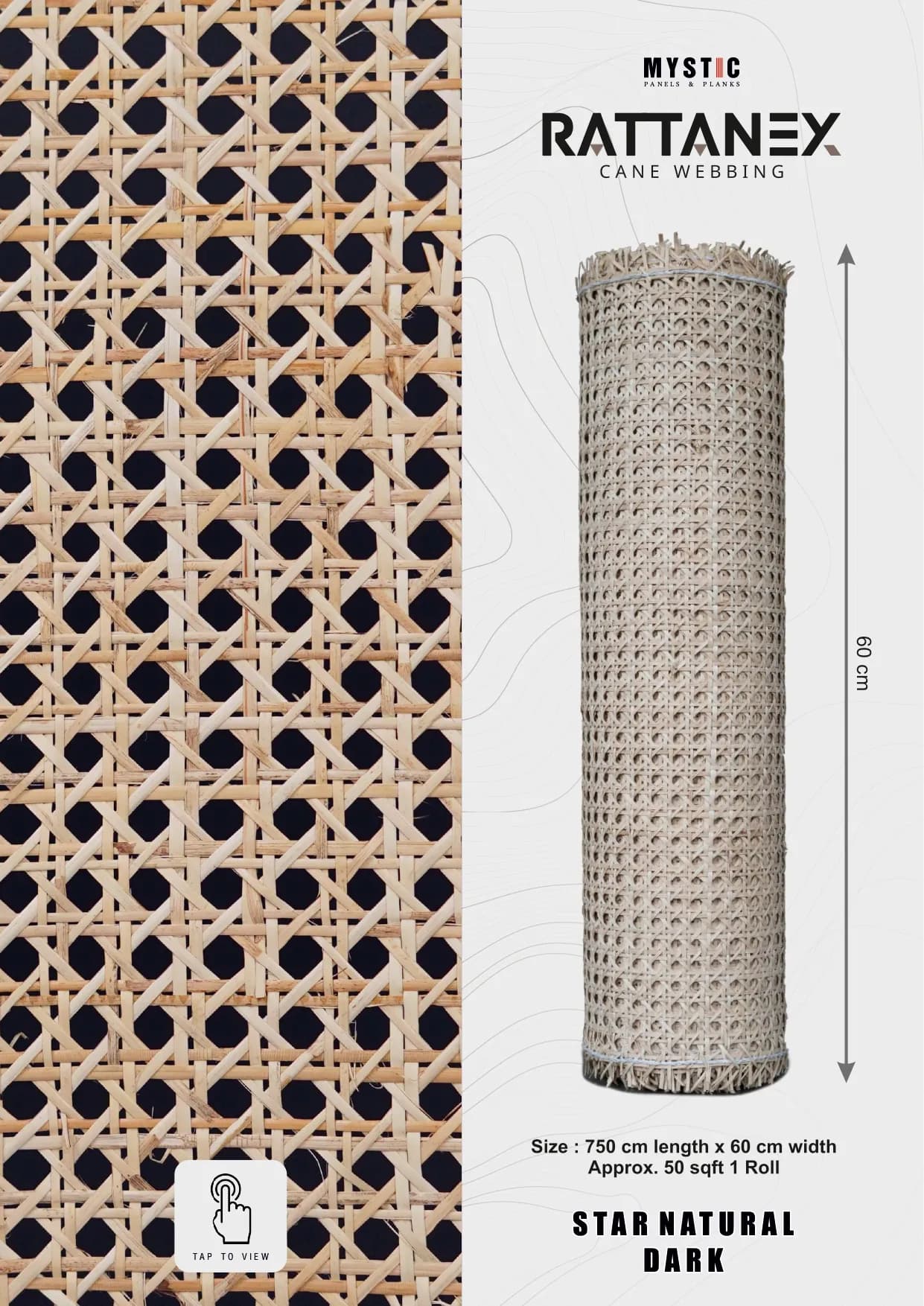 23 Rattan Cane Wall Paneling - Premium Quality Handcrafted Design"