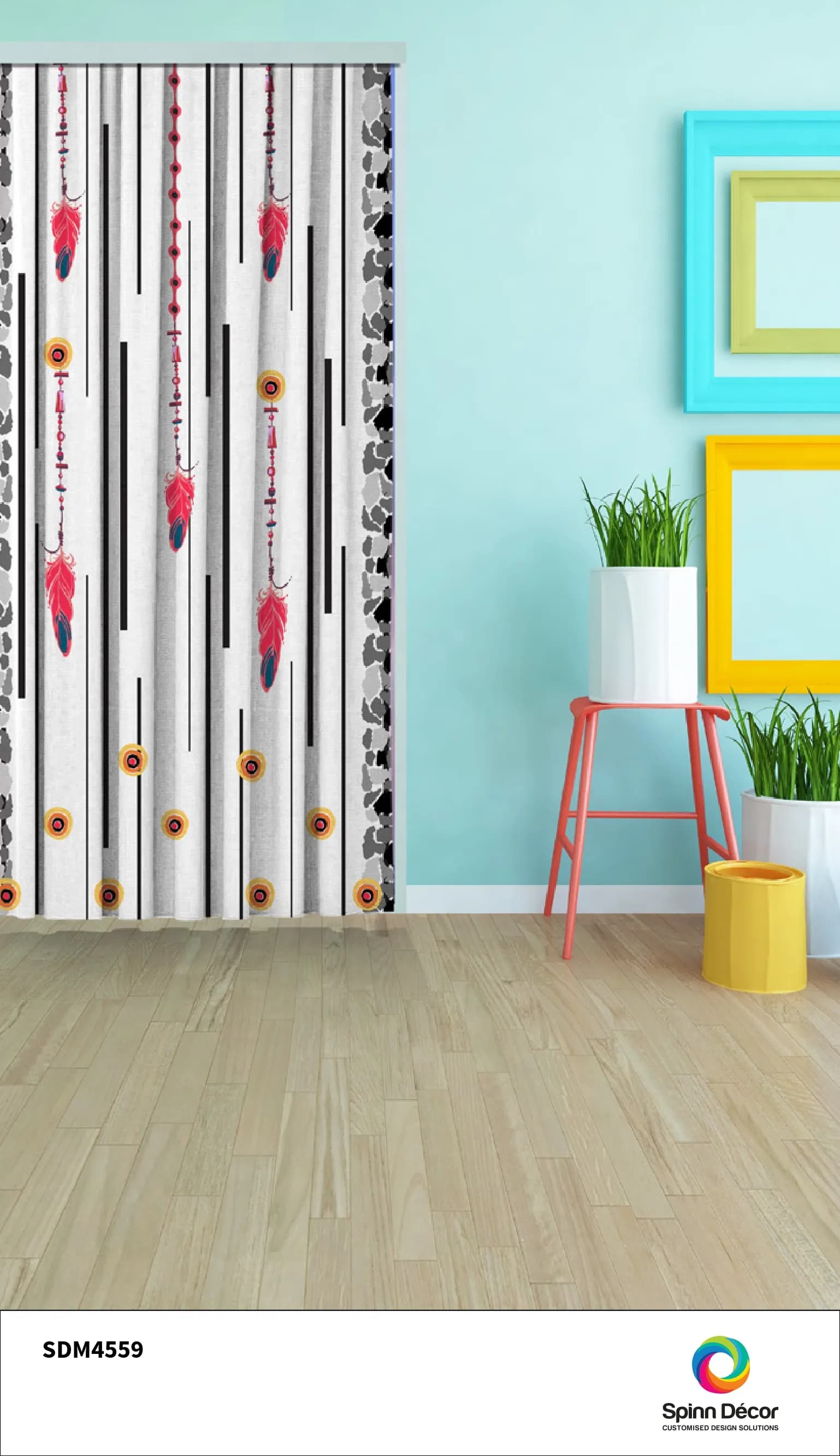Customized Curtains - Spin Decor SDM4559
