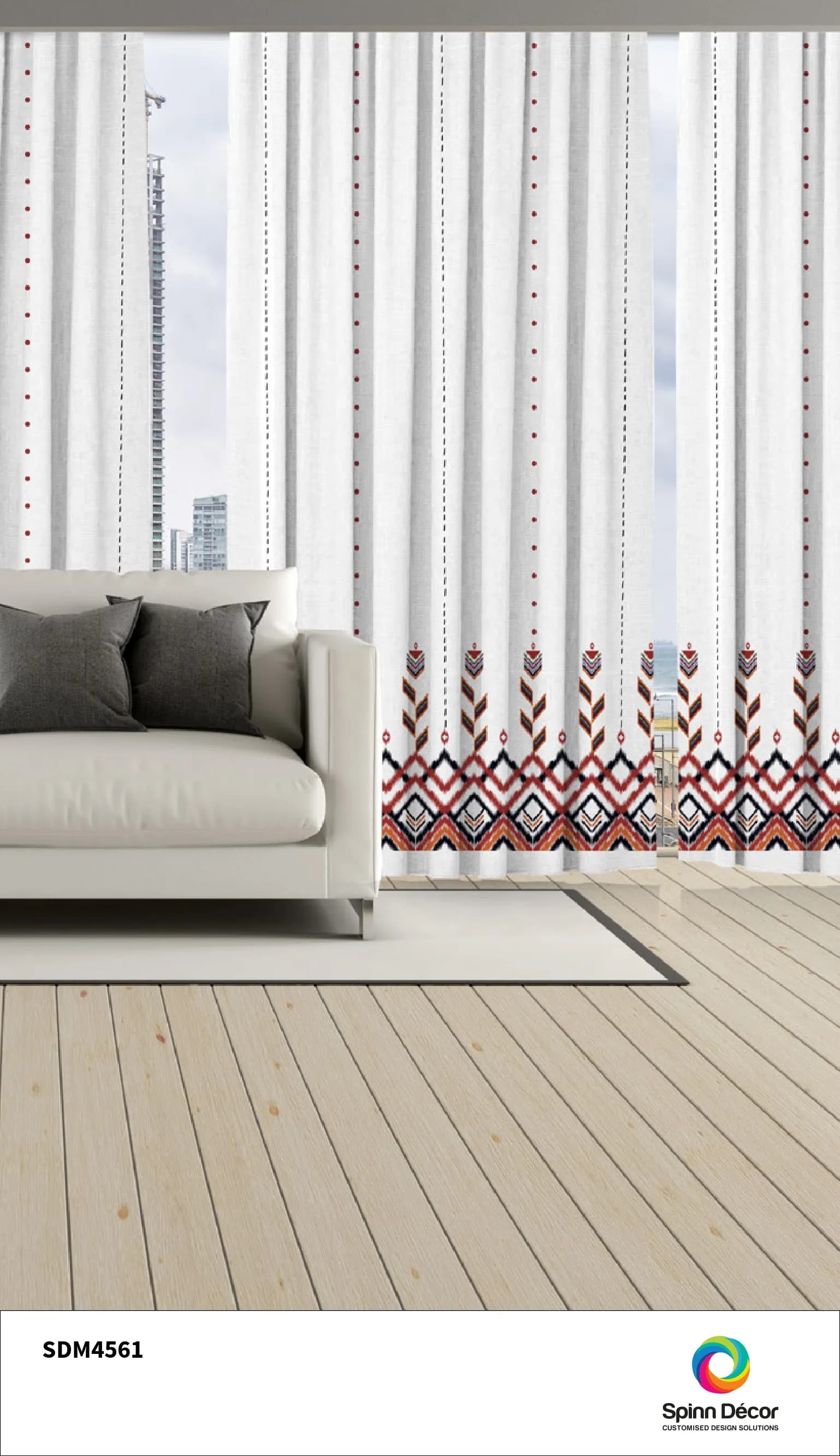 Customized Curtains - SDM4561 | Spin Decor