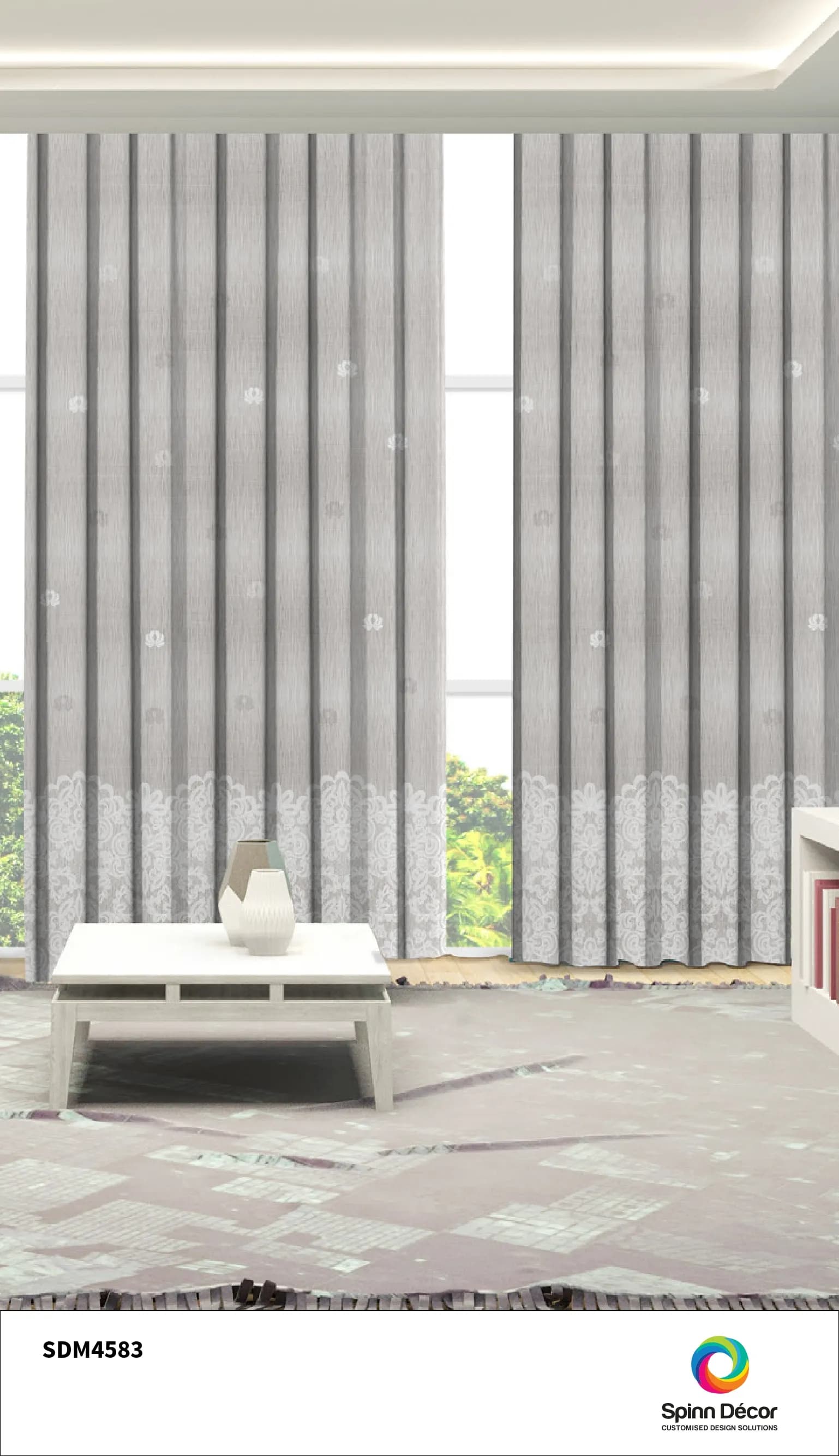 Customized Curtains | Spin Decor - SDM4583