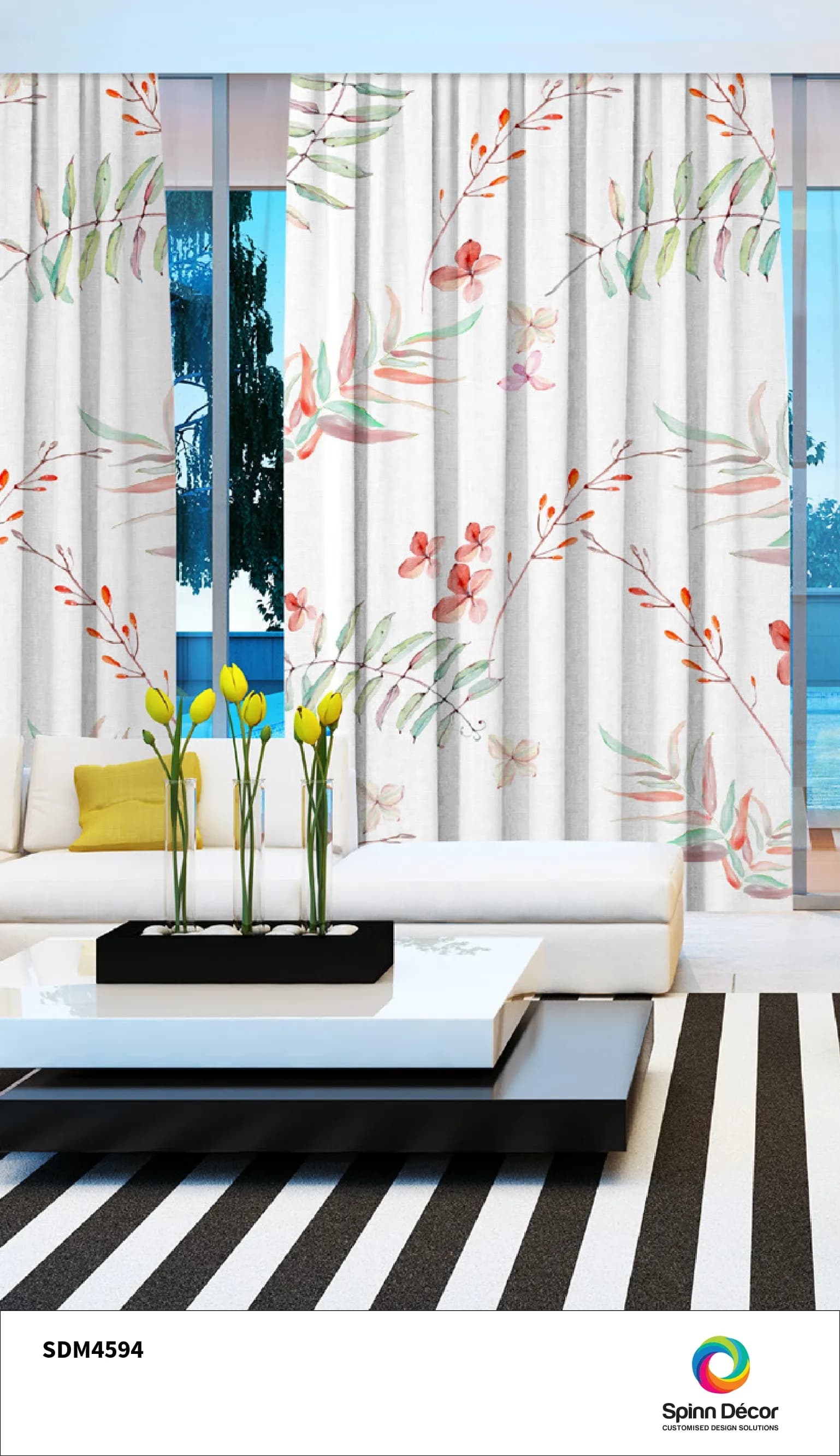 Customized Curtains - Spin Decor | SDM4594