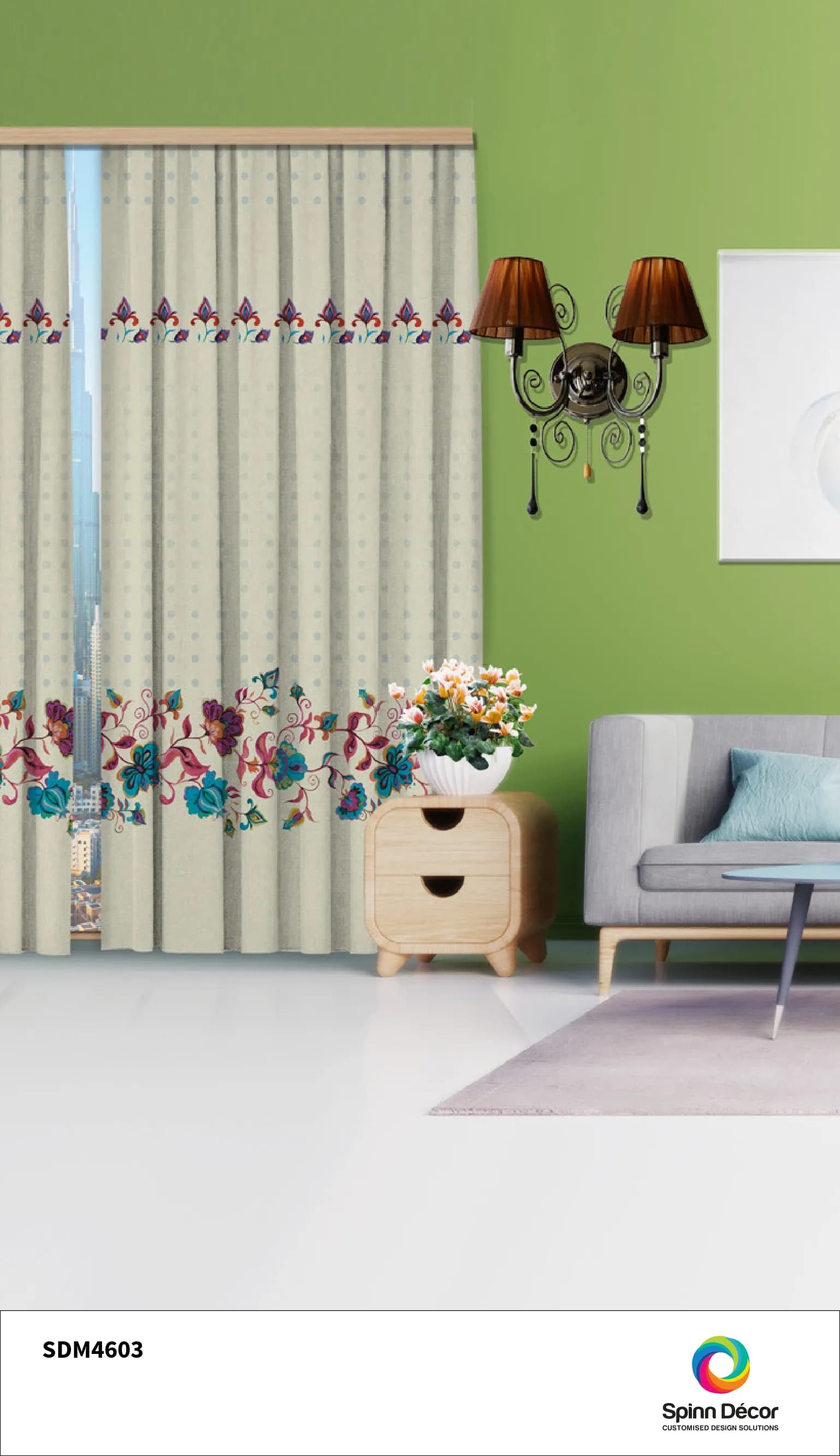 Customized Curtains - Spin Decor | SDM4603